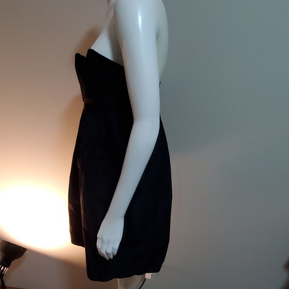 Bcbgeneration Black Strapless Ruffle Top Dress (1… - image 3